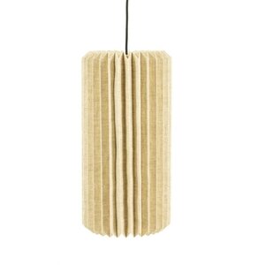 By-Boo Landelijke Japandi hanglamp Zuki 1 1-lichts naturel
