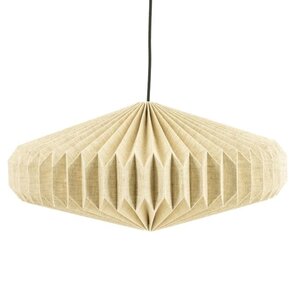 By-Boo Landelijke Japandi hanglamp Zuki 2 1-lichts naturel