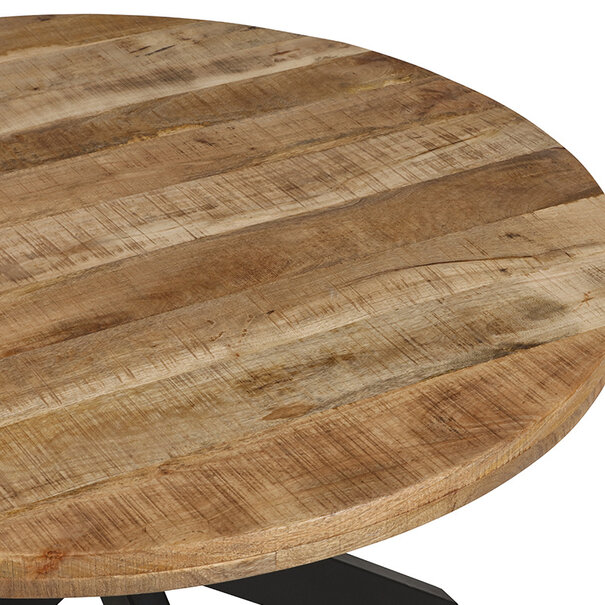 Eetkamertafel - ovaal - mango hout - 130cm - Peru