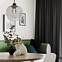 Moderne - Hanglamp - Zwarte Smoke - 1 Lichts - Lotus