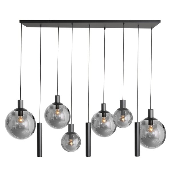 Steinhauer Moderne - Hotel Chique - Hanglamp - 9 lichts - Zwart - Kokers - Bollique