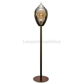 Vloerlamp Omegna 1-lichts Platinum 173cm hoog
