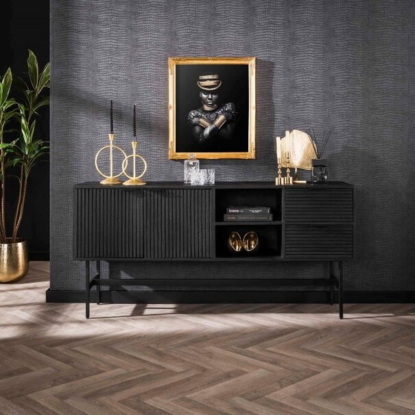 BelaLuz Landelijke Moderne Stripes Dressoir 170 cm mangohout
