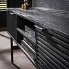 BelaLuz Moderne TV meubel Stripes 140 cm mangohout