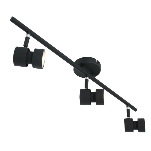 Steinhauer Moderne Industriële Natasja 3-lichts zwart