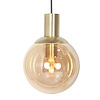 Steinhauer Hotel Chique hanglamp Bollique 9-lichts Kokers goud met amber glas