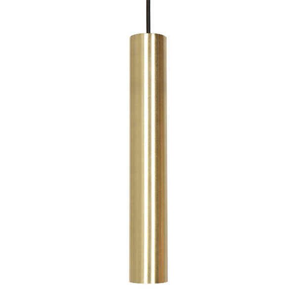 Steinhauer Hotel Chique hanglamp Bollique 9-lichts Kokers goud met amber glas
