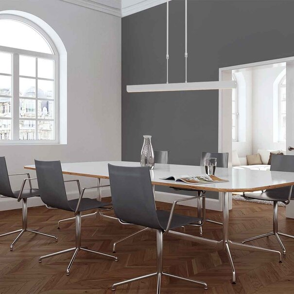 Steinhauer Moderne hanglamp Zelena 115 cm staal Dim to Warm