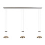 Moderne - Design - Hanglamp - 3 Lichts - Staal - Piola