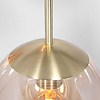 Steinhauer Hotel Chique hanglamp Bollique 6-lichts goud met amber glas