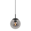 Steinhauer Hotel Chique hanglamp Bollique 1-licht Ø30 cm zwart met smoke glas