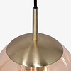 Steinhauer Hotel Chique hanglamp Bollique 1-licht Ø30 cm goud met amber glas