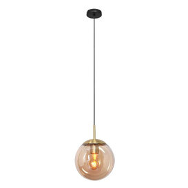 Hanglamp Bollique 1-lichts amber 25 cm