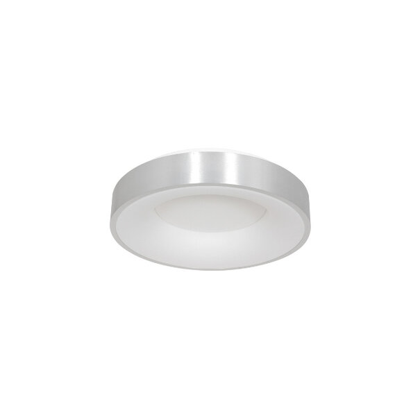 Steinhauer Moderne plafondlamp Ringlede Ø30 cm Zilver