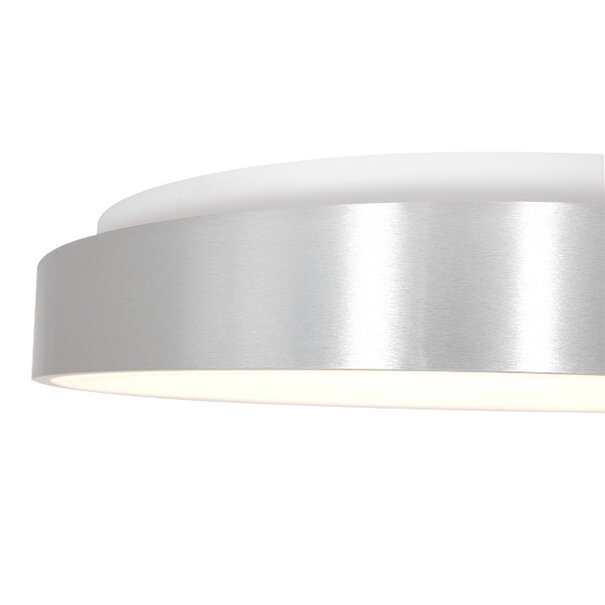 Steinhauer Moderne plafondlamp Ringlede Ø30 cm Zilver