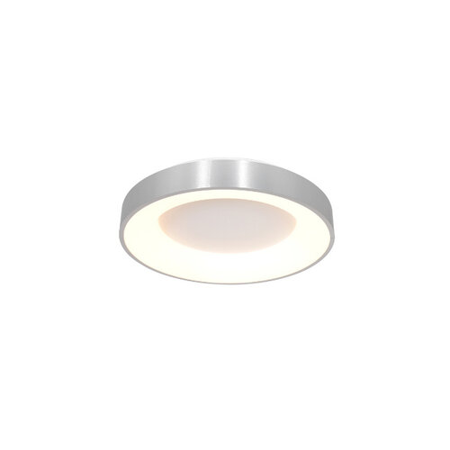 Moderne plafondlamp Ringlede Ø30 cm Zilver