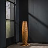 BelaLuz Landelijke vloerlamp Trench 2-lichts 104 cm teakhout