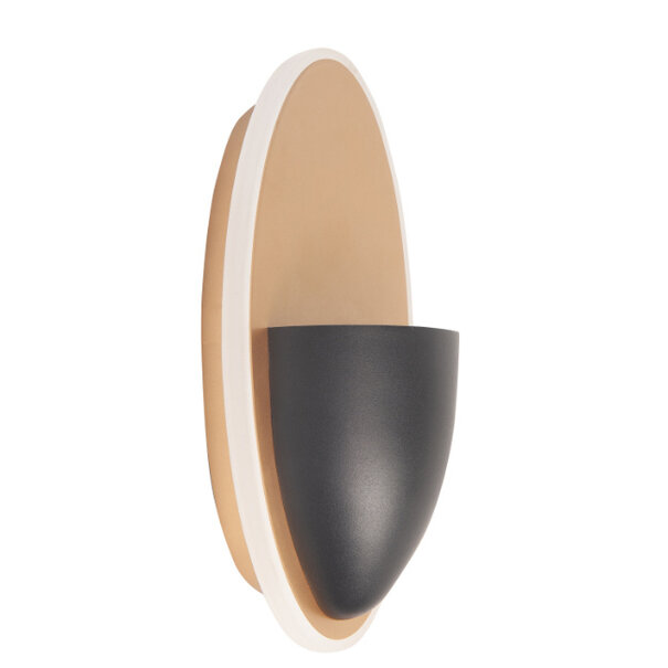 Highlight Moderne Design wandlamp Pisa 1-lichts zwart goud