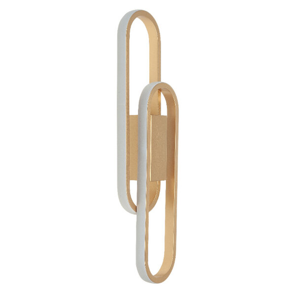 Highlight Moderne Design wandlamp Anello 1-lichts 50 cm goud