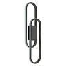 Highlight Moderne Design wandlamp Anello 1-lichts 50 cm zwart