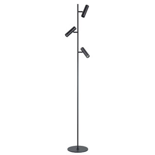 Vloerlamp Trend 3 lichts zwart