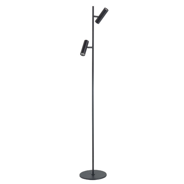 Highlight Moderne minimalistische vloerlamp Trend 2-lichts zwart