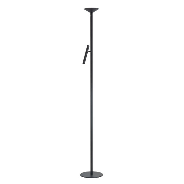 Highlight Moderne - Vloerlamp - Leeslamp - Uplighter - Zwart - Nero