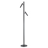 Highlight Moderne Industriële vloerlamp Nero 2-lichts zwart