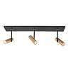 Highlight Moderne Industriële opbouwspot Trend 3-lichts goud