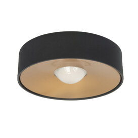 Plafondlamp Bright 1 lichts zwart brons
