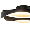 Highlight Moderne Design plafondlamp Ascoli Ø45 cm zwart goud
