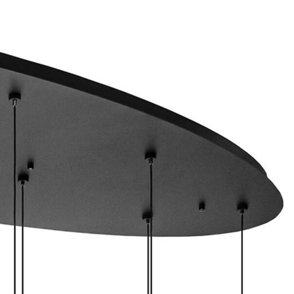 Highlight Moderne hanglamp Golden Egg 12-lichts Ovaal goud