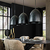 BelaLuz Industriële Vintage hanglamp Monte 3-lichts charcoal