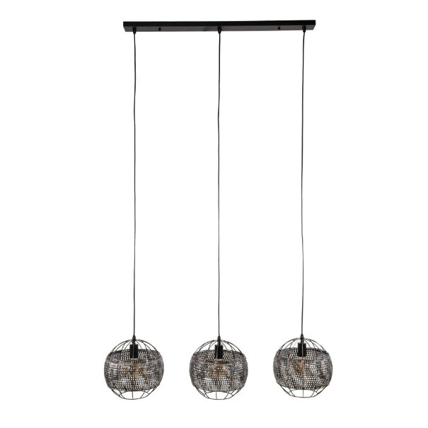 BelaLuz Industriële - Hanglamp - Ø30 cm - 3 Lichts - Gebrand - Peach