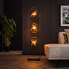 BelaLuz Moderne vloerlamp Cosmo 3-lichts charcoal