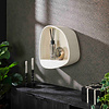 BelaLuz Moderne wandschap Edas 49 cm wit marmer composiet