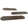By-Boo Landelijke Wandplank Tre bruin 3 set mangohout