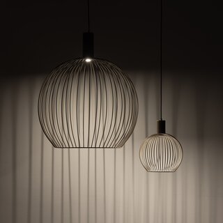 Hanglamp Wire 1-lichts Ø40 cm mat zand