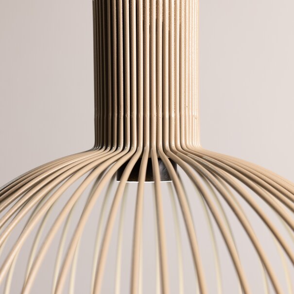 ETH Moderne Design Hanglamp Wire 1-lichts Ø40 cm mat zand