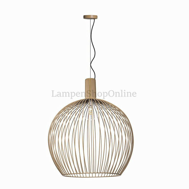 ETH Moderne Design Hanglamp Wire 1-lichts Ø40 cm mat zand