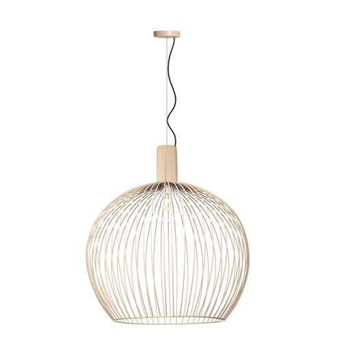 Moderne Design Hanglamp Wire 1-lichts Ø60 cm mat zand