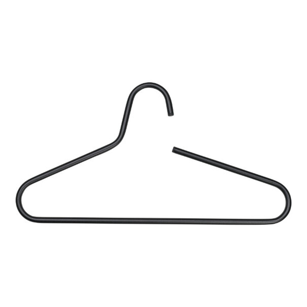 BelaLuz Moderne Kledinghangers Polo zwart staal