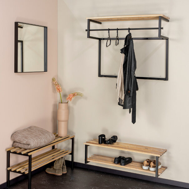 BelaLuz Moderne Industriële kapstok Rizzoli XL zwart