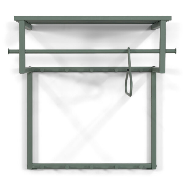 BelaLuz Moderne Industriële kapstok Rizzoli Dusty Green
