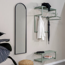 Kapstok Rizzoli Dusty Green Staal