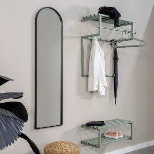 BelaLuz Kapstok Rizzoli Dusty Green Staal