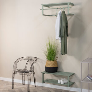 BelaLuz Landelijke Trendy kapstok Marco Dusty Green