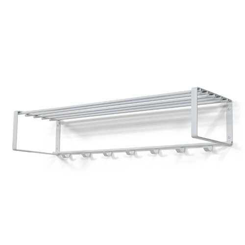 Landelijke Trendy kapstok Rex 2 XL wit staal