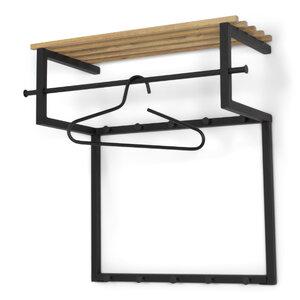 BelaLuz Moderne Industriële kapstok Rizzoli zwart