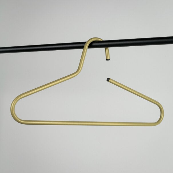 BelaLuz Moderne Kledinghangers Polo goud staal